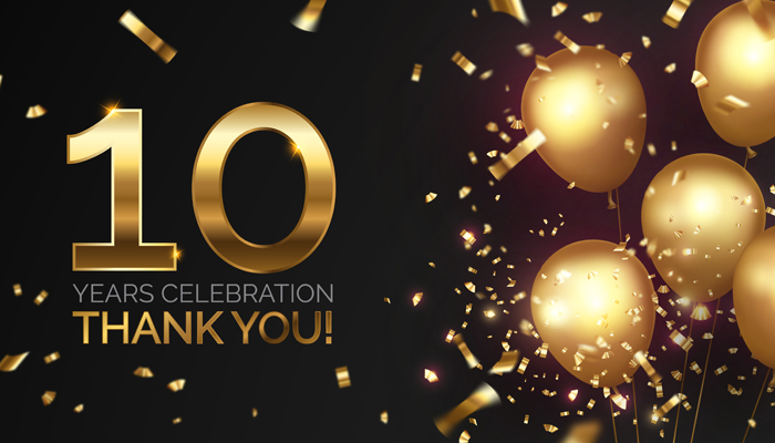 Message from Our CEO: Thank you for the last 10 years! image