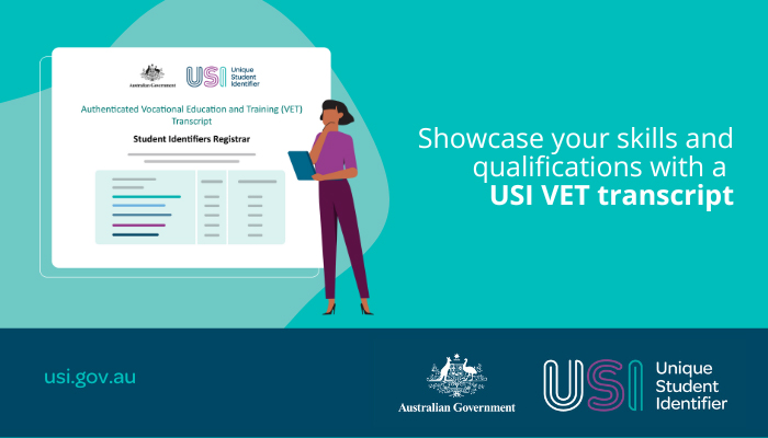 Students Can Share With the USI VET Transcript image